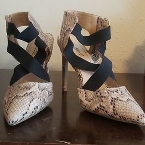 Snake Skin Heels